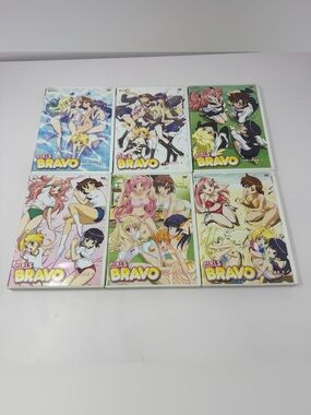 Girls Bravo Complete DVD Set Vol. 1-6 (1 2 3 4 5 6) Anime 24 Episodes Geneon VGC
